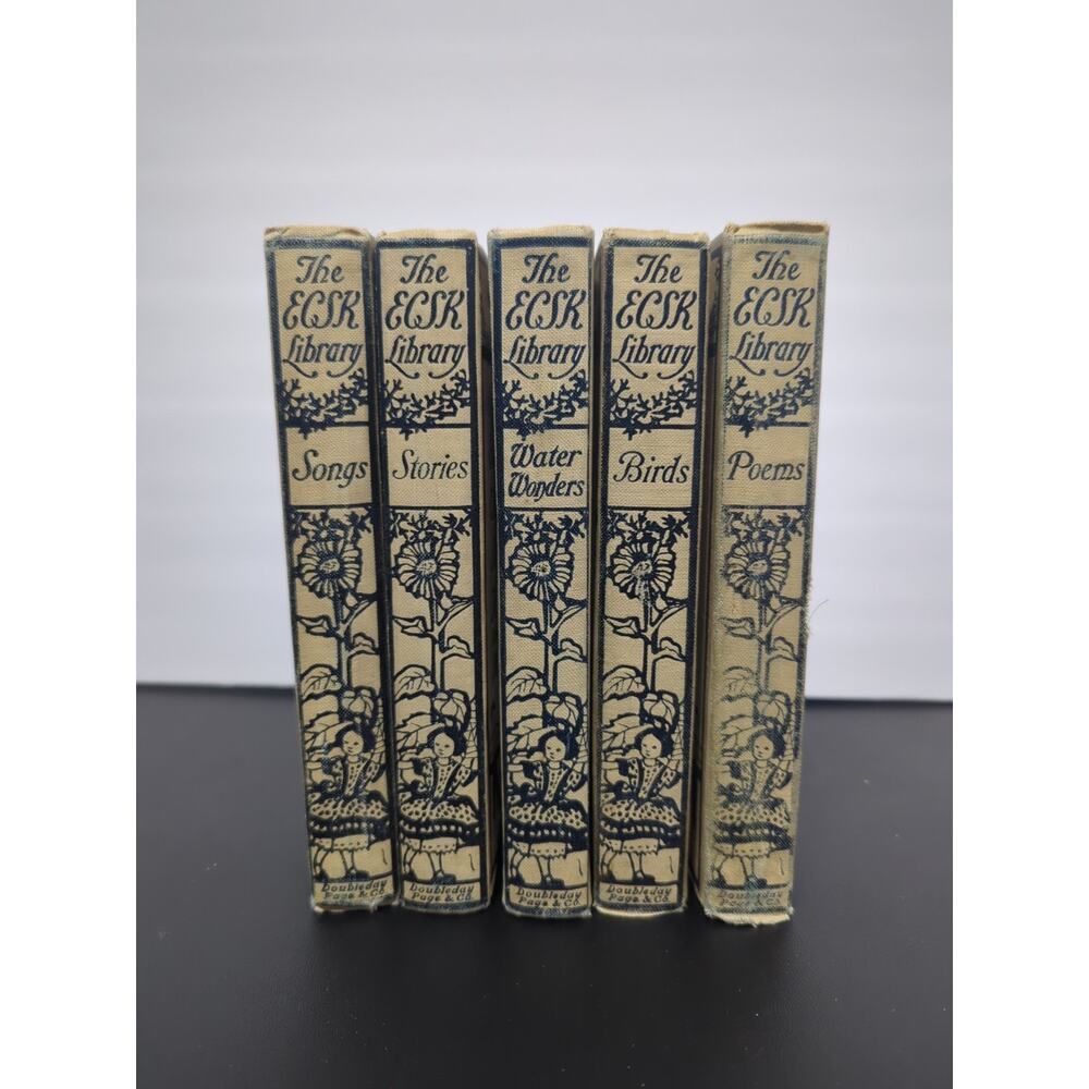 Antique The ECSK Library First Edition, New York 1907 Aesthetic Art Nouveau